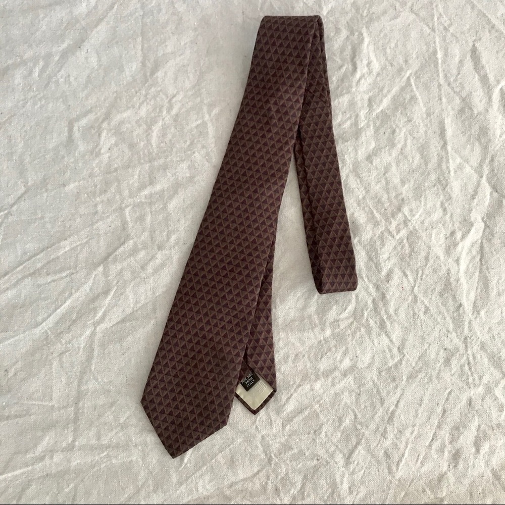 Givenchy Diamond Pattern Tie - Picture 3 of 4